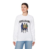 Hooligans Unisex Heavy Blend™ White  Sweatshirt