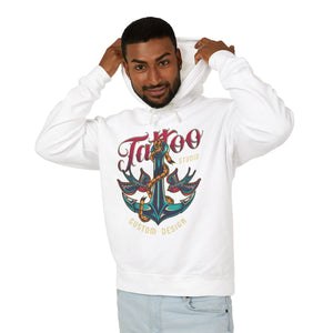 Tattoo Casual Wear - Unisex Lightweight Hooded Sweatshirt