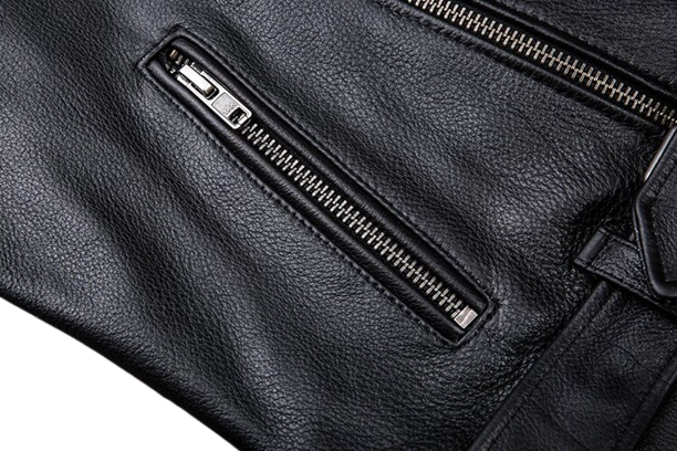 Mens Urban Genuine Lambskin Biker Leather Jacket